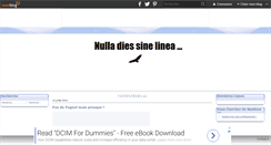 Desktop Screenshot of nulla-dies-sine-linea.over-blog.com