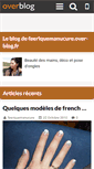 Mobile Screenshot of feeriquemanucure.over-blog.fr