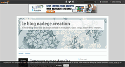 Desktop Screenshot of nadege.creation.over-blog.com