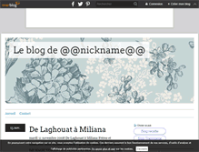 Tablet Screenshot of laghouat-miliana.over-blog.com