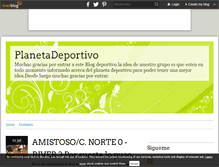 Tablet Screenshot of planeta-deportivo.over-blog.es