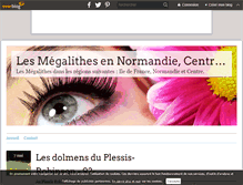 Tablet Screenshot of megalithesenfrance.over-blog.fr
