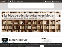 Tablet Screenshot of bdstrip-poker.over-blog.com
