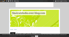 Desktop Screenshot of finalcutstudio.over-blog.com