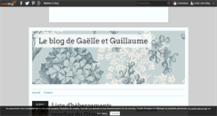 Desktop Screenshot of gaelleetguillaume.over-blog.fr