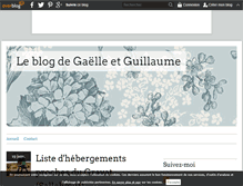 Tablet Screenshot of gaelleetguillaume.over-blog.fr