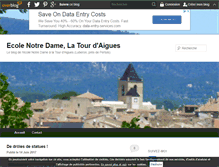 Tablet Screenshot of ecolenotredame.latourdaigues.over-blog.com
