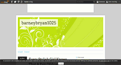 Desktop Screenshot of barneybryan1025.over-blog.com