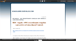 Desktop Screenshot of kongolibre.over-blog.com