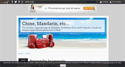 Desktop Screenshot of chine-mandarin.over-blog.com