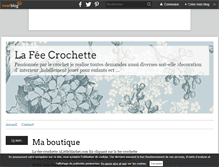Tablet Screenshot of la-fee-crochette.over-blog.fr