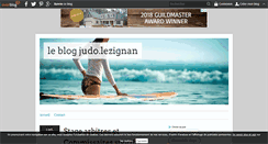 Desktop Screenshot of judo.lezignan.over-blog.com