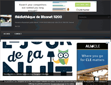 Tablet Screenshot of mediatheque.bizanet.over-blog.com