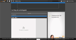 Desktop Screenshot of antologeek.over-blog.com