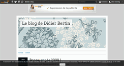 Desktop Screenshot of didier.bertin.over-blog.com