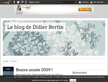 Tablet Screenshot of didier.bertin.over-blog.com