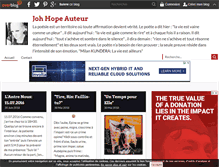 Tablet Screenshot of johhopechipieinlove.over-blog.com