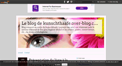 Desktop Screenshot of kunschthaafe.over-blog.com