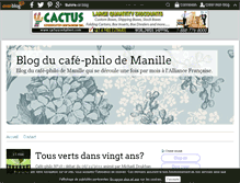 Tablet Screenshot of cafe-philo-manille.over-blog.com