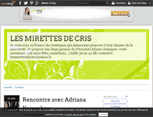 Tablet Screenshot of christelle33.over-blog.com