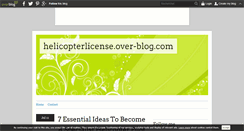 Desktop Screenshot of helicopterlicense.over-blog.com