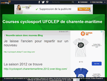 Tablet Screenshot of lescoursesdechris.over-blog.fr
