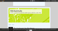 Desktop Screenshot of mediatitude.over-blog.com