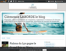 Tablet Screenshot of clemencelaborde.over-blog.com