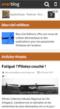 Mobile Screenshot of bleu-ciel-editions.over-blog.com