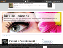 Tablet Screenshot of bleu-ciel-editions.over-blog.com