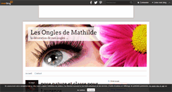 Desktop Screenshot of lesonglesdemathilde.over-blog.com