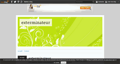 Desktop Screenshot of exterminateur.over-blog.com