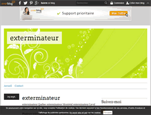 Tablet Screenshot of exterminateur.over-blog.com