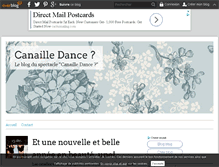 Tablet Screenshot of canailledance.over-blog.com
