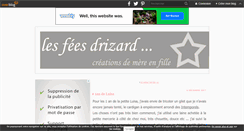 Desktop Screenshot of les-fees-drizard.over-blog.fr