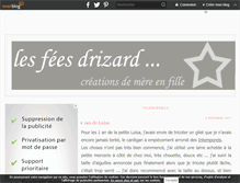 Tablet Screenshot of les-fees-drizard.over-blog.fr