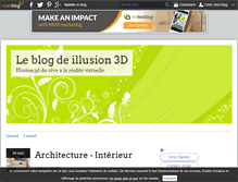 Tablet Screenshot of illusion3d-architecture.over-blog.com