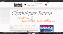 Desktop Screenshot of leschroniquesdefatem.over-blog.com
