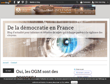 Tablet Screenshot of delademocratieenfrance.over-blog.com