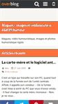 Mobile Screenshot of blagues-videos.over-blog.com