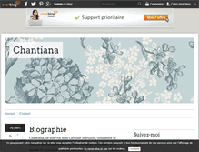 Tablet Screenshot of chantiana.over-blog.fr