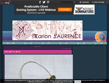 Tablet Screenshot of marionlaurence.over-blog.com