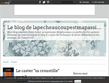 Tablet Screenshot of lapecheaucoupestmapassion.over-blog.com