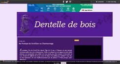 Desktop Screenshot of dentelledebois.over-blog.com