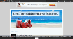 Desktop Screenshot of creteloisirsclub.over-blog.com