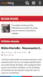 Mobile Screenshot of blogsblogs.over-blog.com