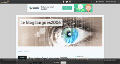 Desktop Screenshot of langues2006.over-blog.com