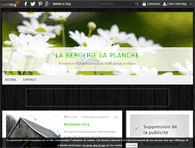 Tablet Screenshot of bergerielaplanche.over-blog.fr