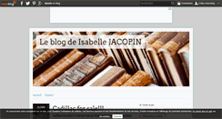 Desktop Screenshot of isabelle-jacopin.over-blog.com