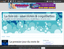 Tablet Screenshot of anecdotes-coquillettes.over-blog.fr